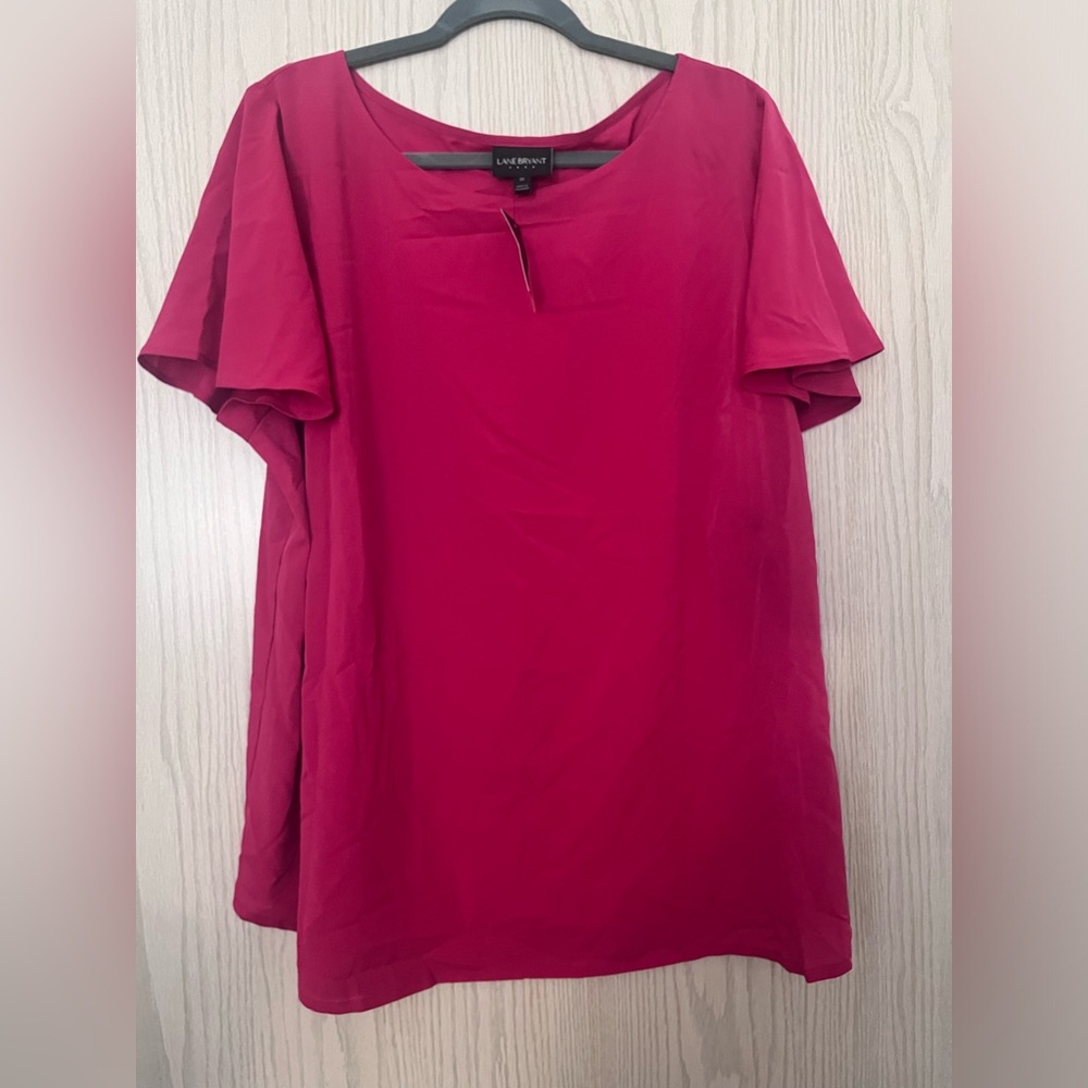 Lane Bryant Women's red  Blouse